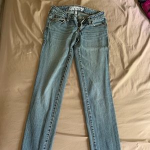 Super skinny bull head jeans